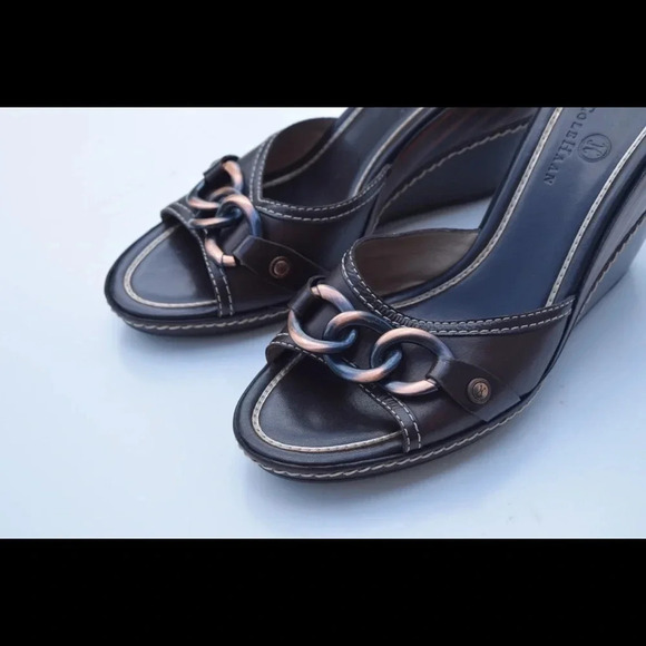 Cole Haan wedge sandals - Picture 3 of 8